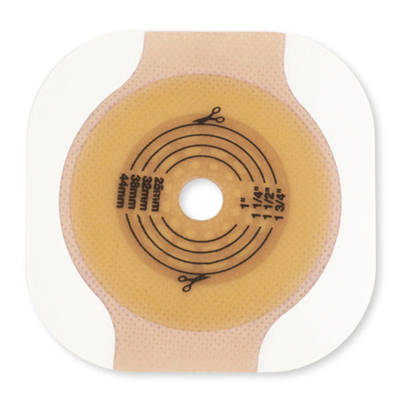CeraPlus Pouch 2-Pcs  Cut-To-Fit 2 3/4" Flat Skin Barrier W/Tape Border < 2 1/4" STO BX/5