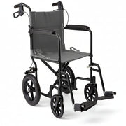 Mobb 12" Wheels Lightweight Transport Chair Black