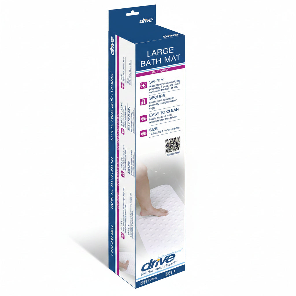 Bath Mat White Large