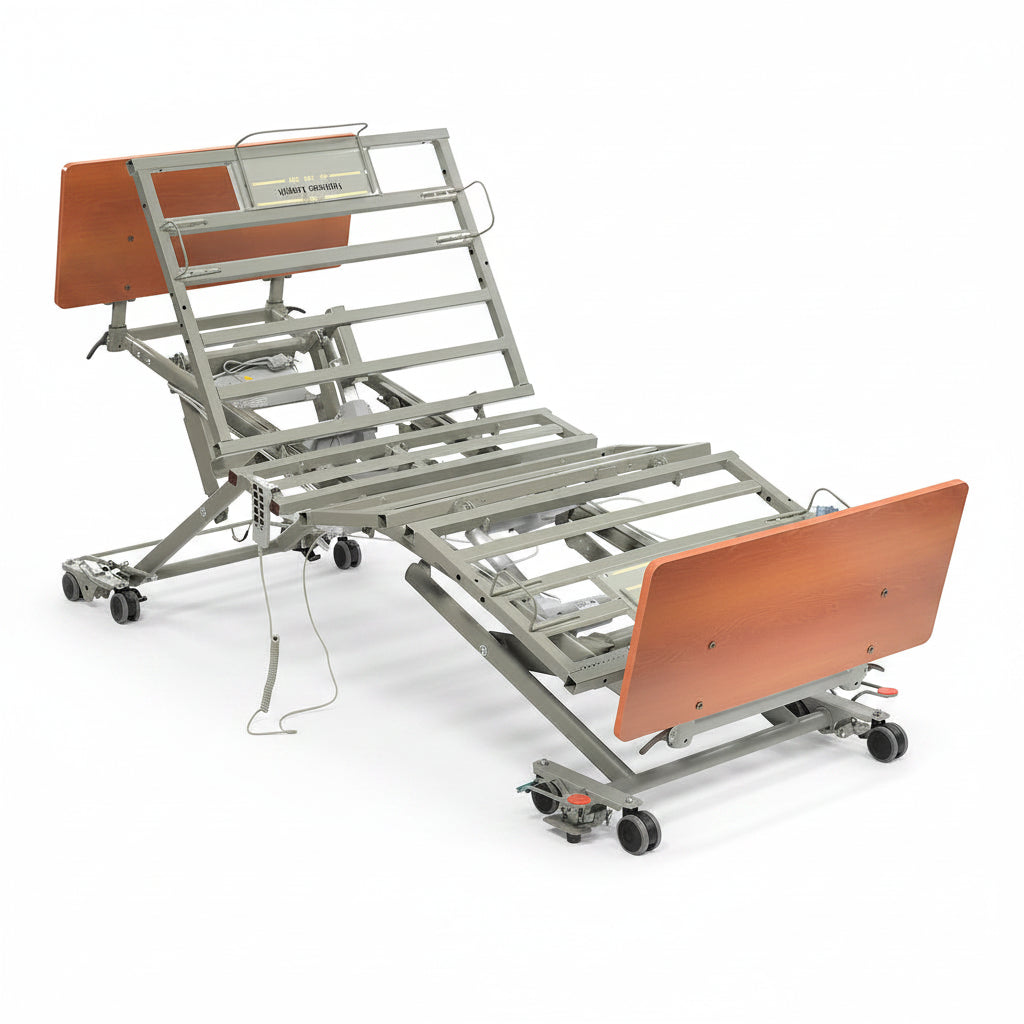 Permobil Trost Lite Standard Bed W/Half Side Rails & Nature Boards 36”