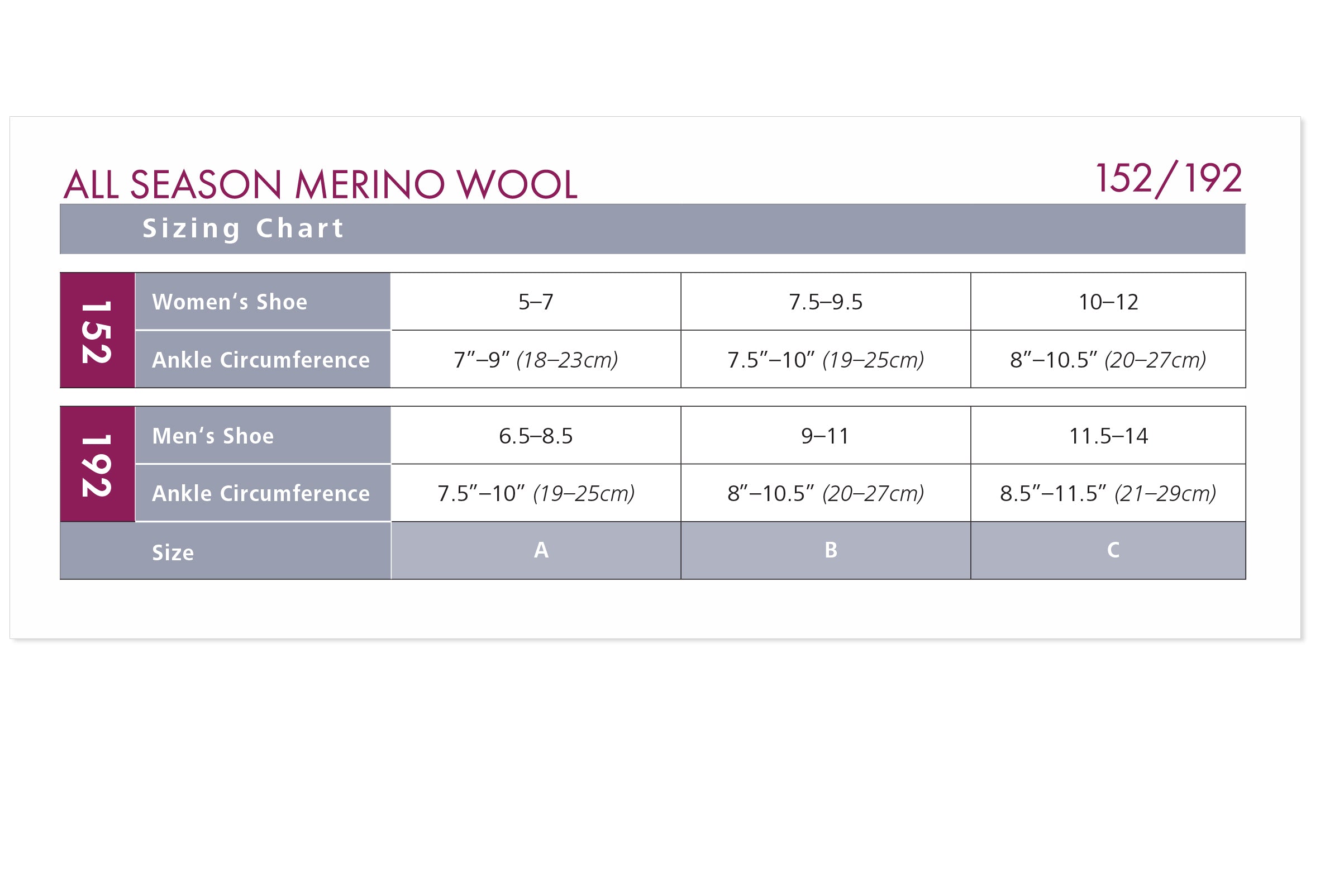 Men's All-Season Merino Wool Calf Black Small 6½ - 8½, 15-20mmHg