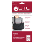 Lightweight Shoulder Immobilizer Brace W/Removable Webbing L (8X15") BLACK