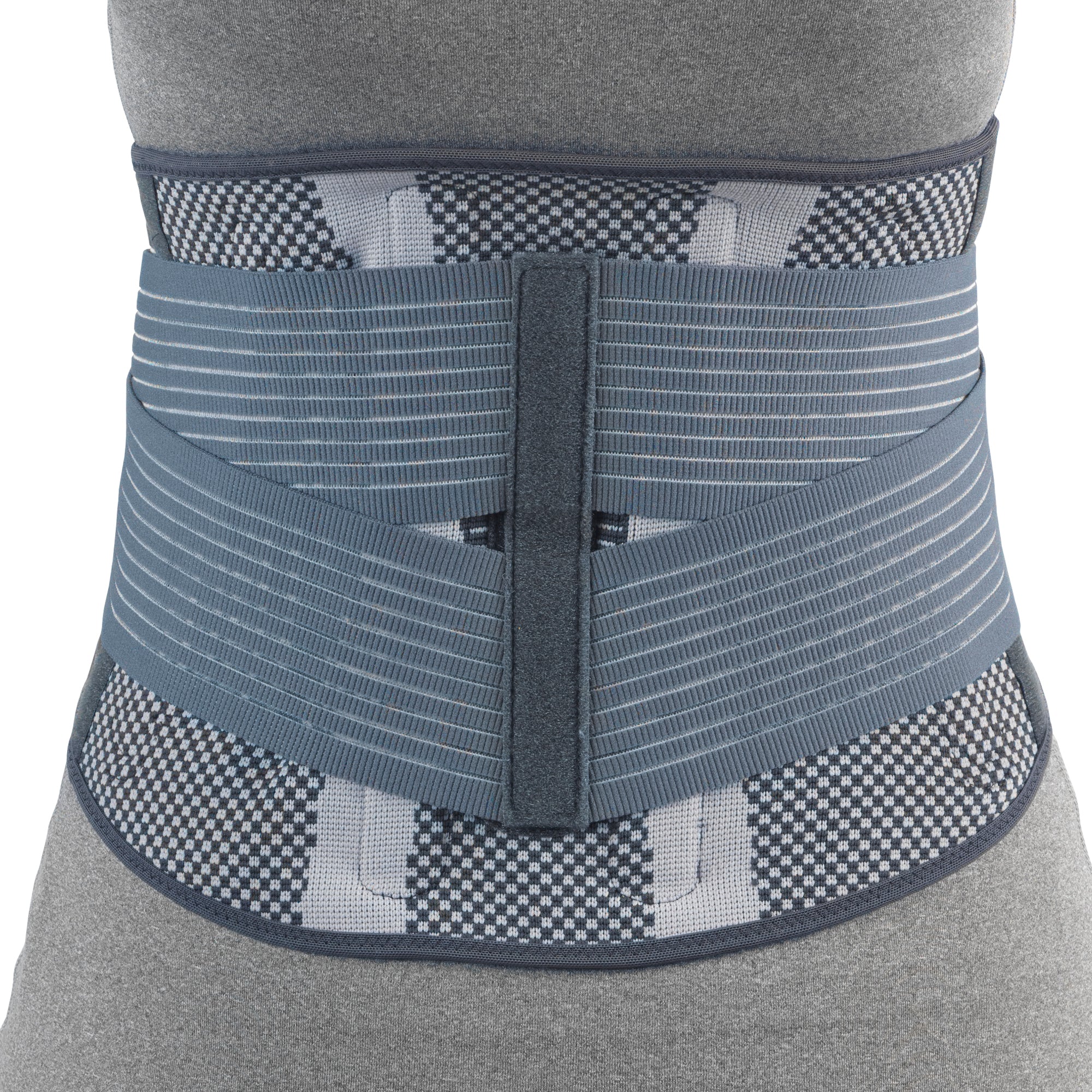 Medium Theratex Lumbosacral Brace Support 10" Back W/Flexible Stays Grey X-Large (41-44")