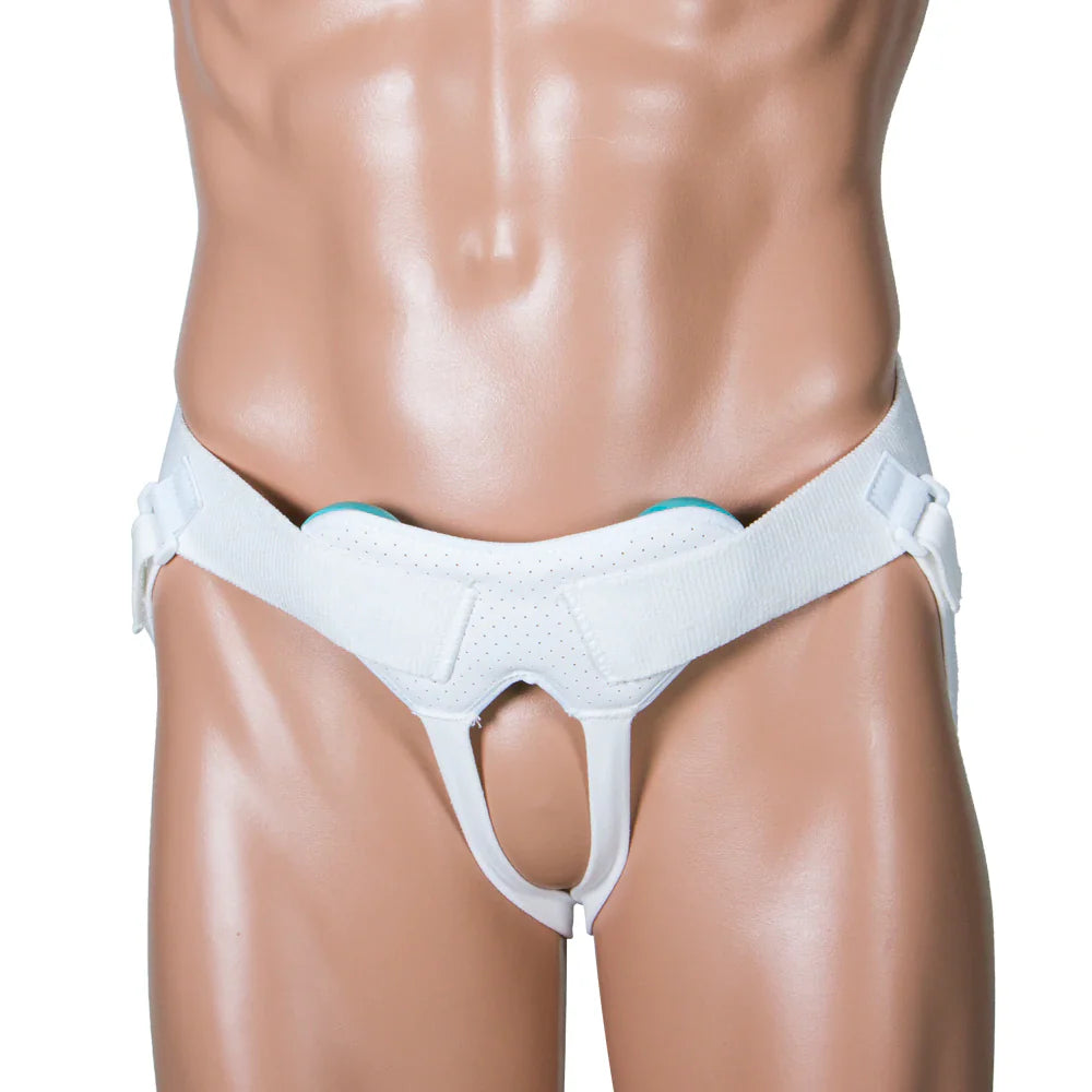 Universal Hernia Support Brace White Small (26-32") For Single Or Double Hernia