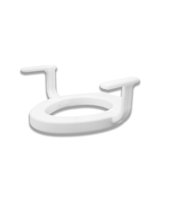 Mobb 2" Raised Toilet Seat with Handles