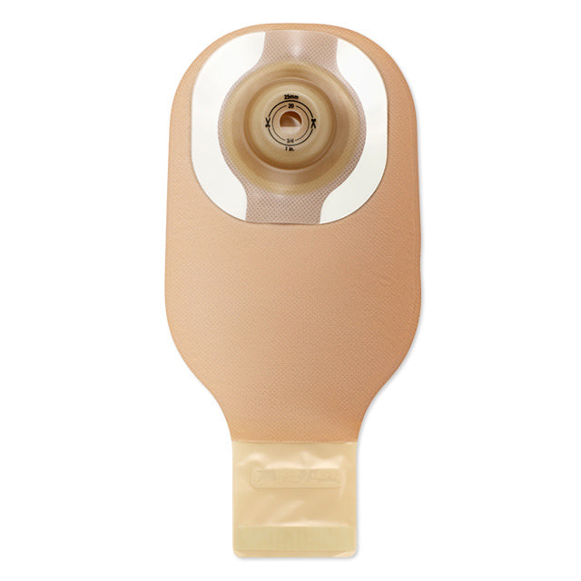 CeraPlus Soft Convex 1PC Drain Pouch W/Tape Lock N Roll Close W/Filter Cut To 1 1/8" BX/5