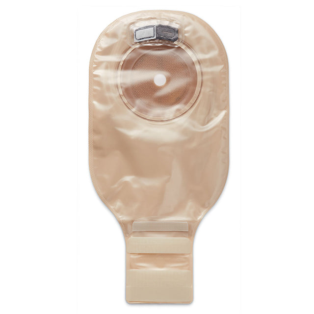 CeraPlus Soft Convex 1PC Drain Pouch W/Tape Lock N Roll Close W/Filter Cut To 1 1/2" BX/5