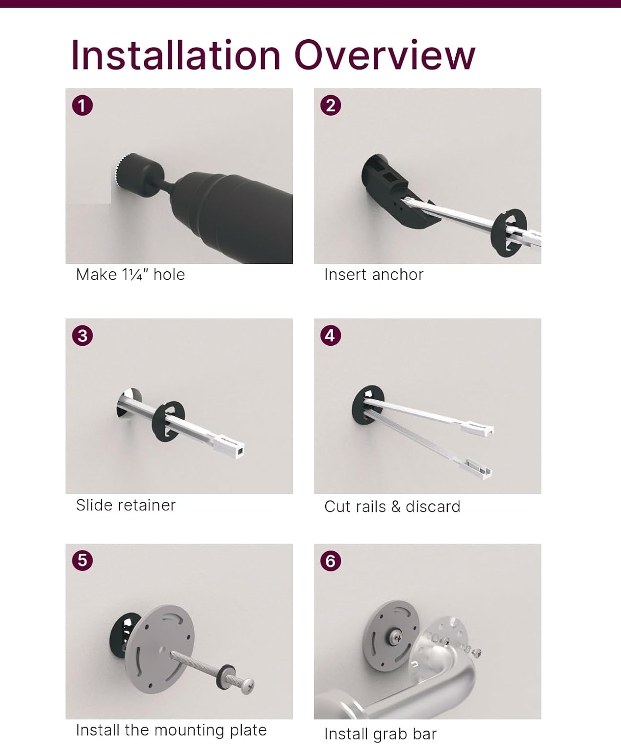Easy Mount Hollow Mount Anchor (1Pk)
