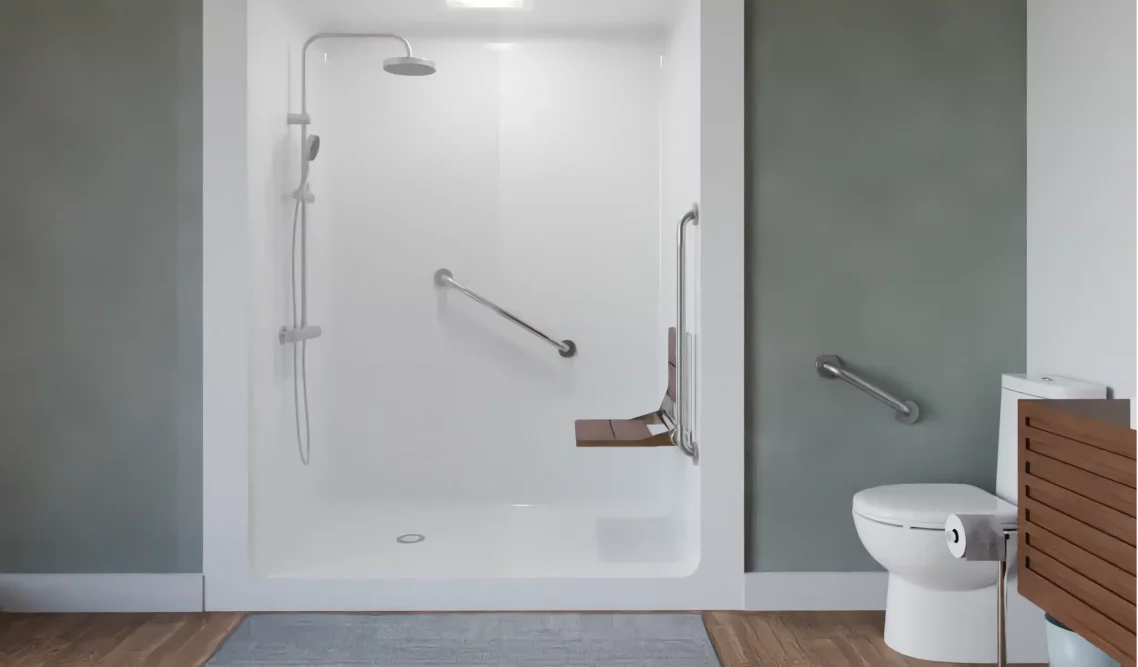 Health Craft 24-Inch Easy Mount Grab Bar Brushed