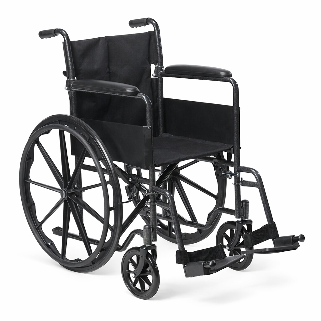 Silver Sport 1 Wheelchair 18" Fixed Arms Swing-Away Footrest - Rental