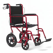 Expedition Lightweight Aluminum Transport Chair Red