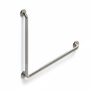 HealthCraft L-Shaped 90° Grab Bar 30″x30″ Stainless Knurled