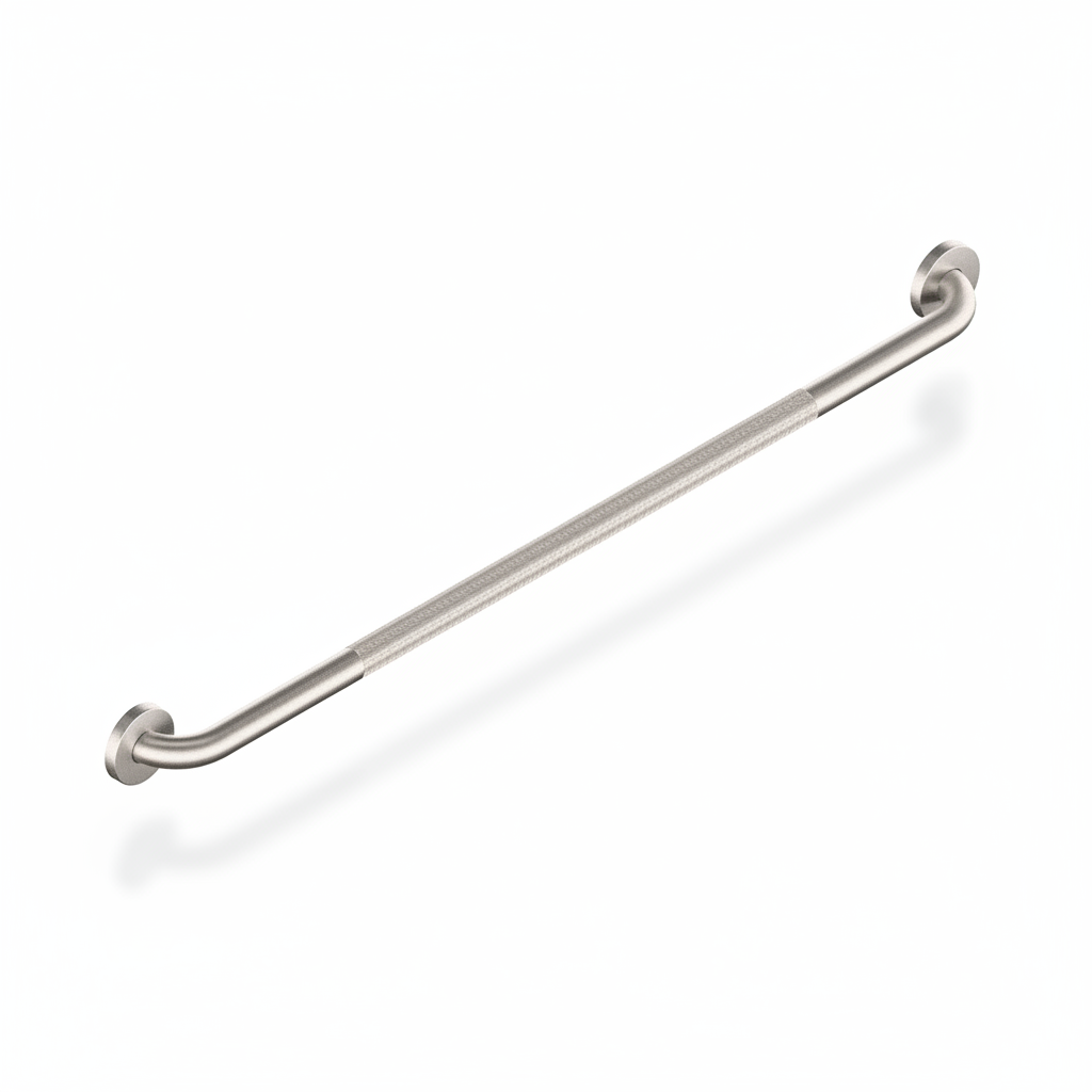 HealthCraft 42-Inch Easy Mount Grab Bar Stainless Knurled