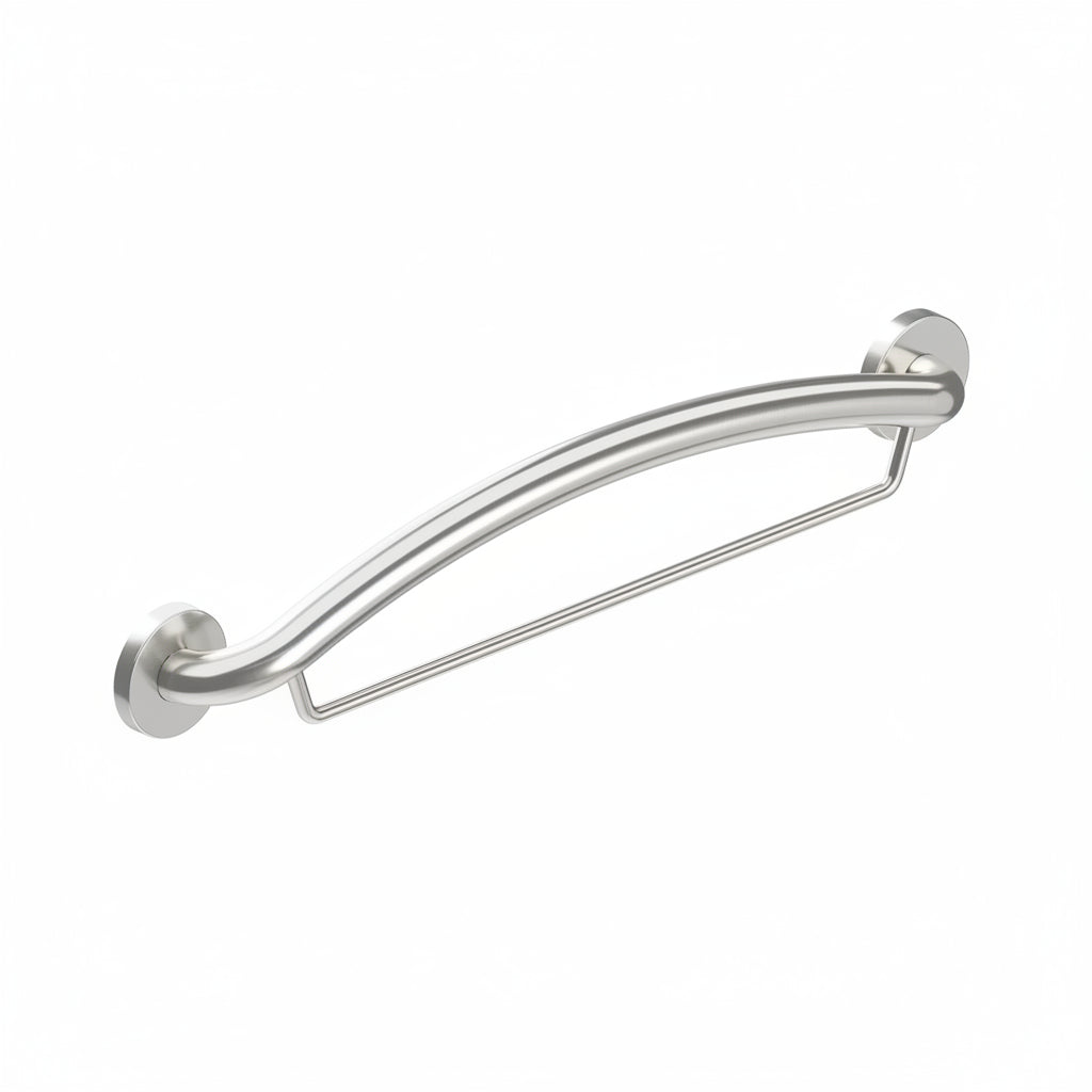 Chrome grab bar on a white background