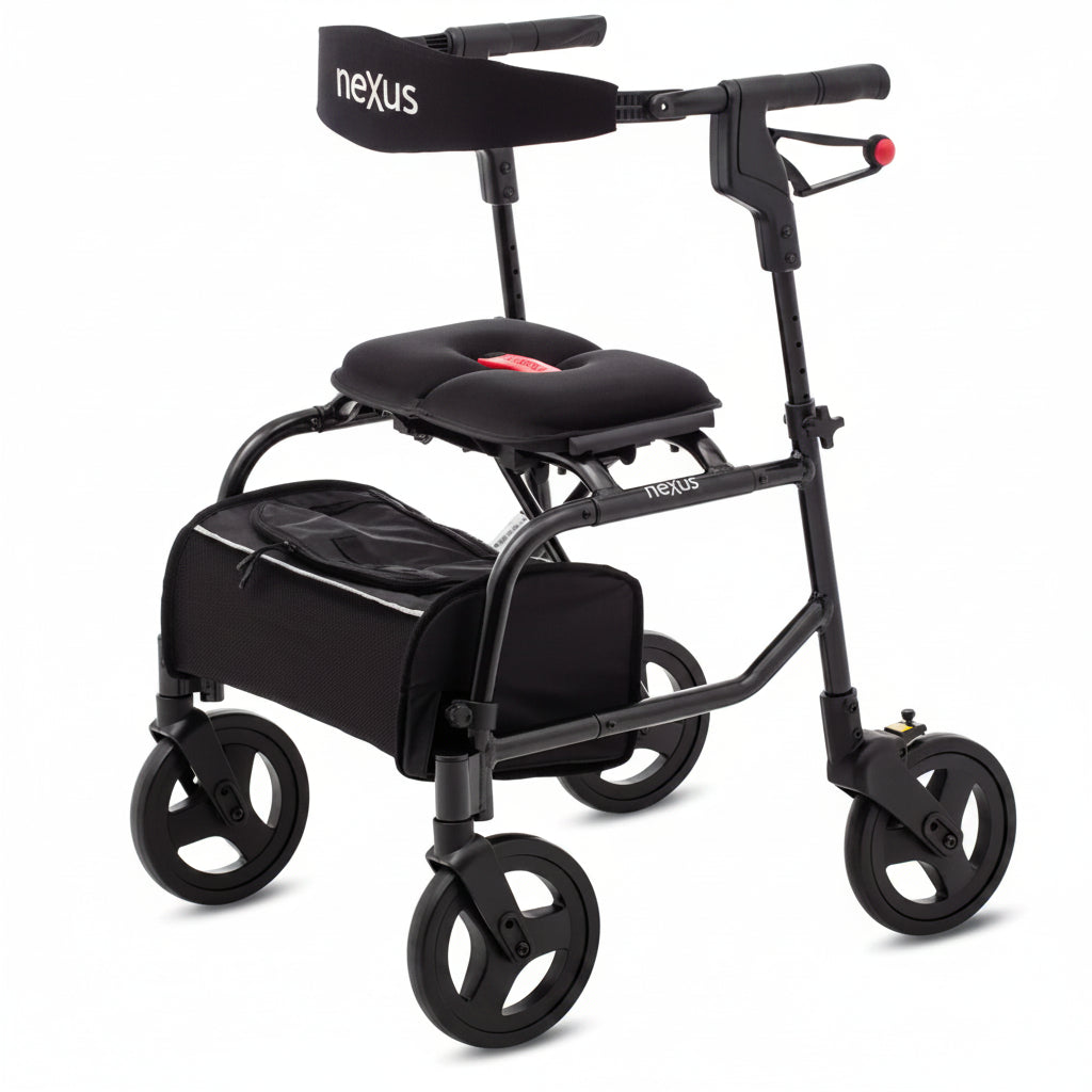 Nexus 3 Standard 24" Rollator Black
