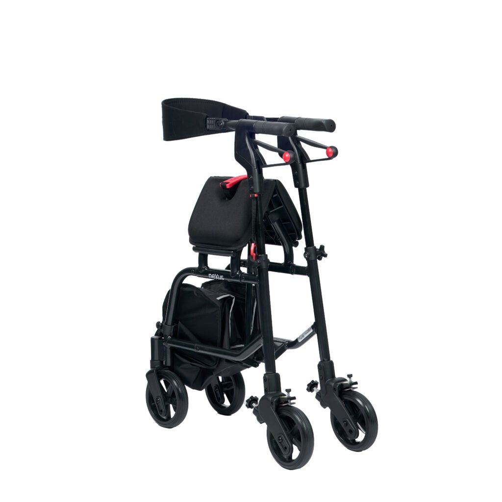 Nexus One Low 20" Rollator Black