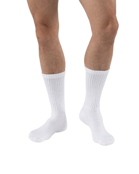 JOBST SENSIFOOT,KNEE HIGH DIABETIC STOCKINGS, CLOSED TOE,SM,8-15 MMHG,WHITE