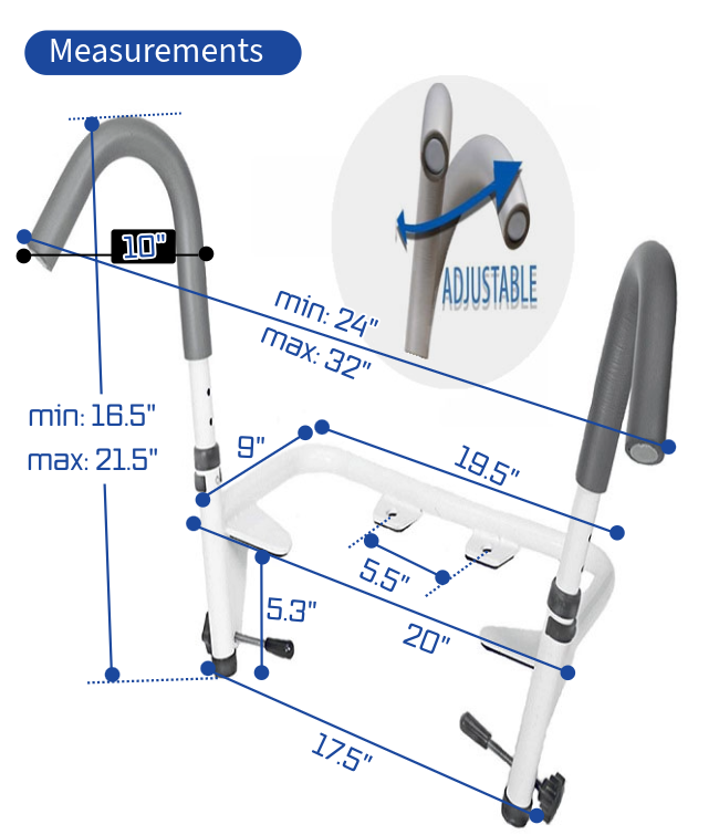 Ultimate Toilet Safety Frame