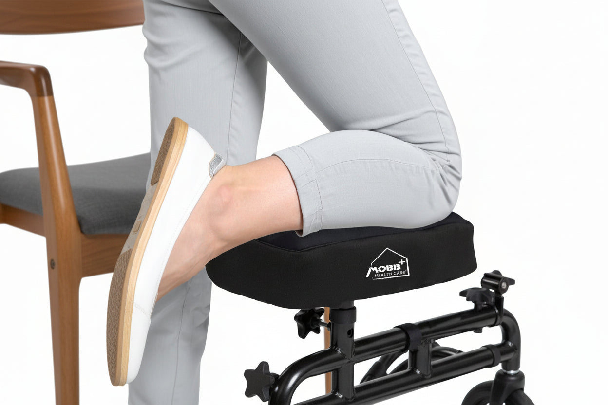 Knee Walker Gel + Memory Foam Pad Cushion