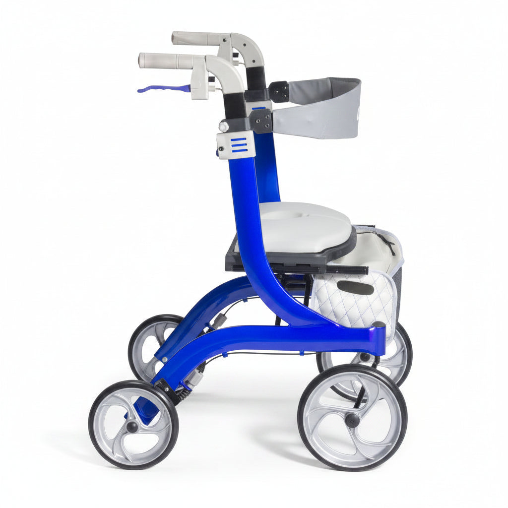 Drive Nitro DLX Rollator Euro Style Design Sleek Blue