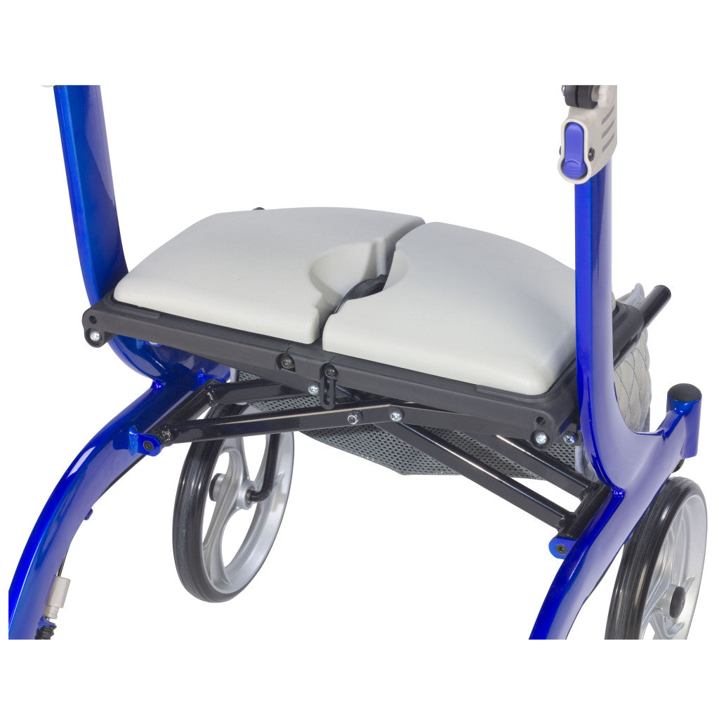 Drive Nitro DLX Rollator Euro Style Design Sleek Blue