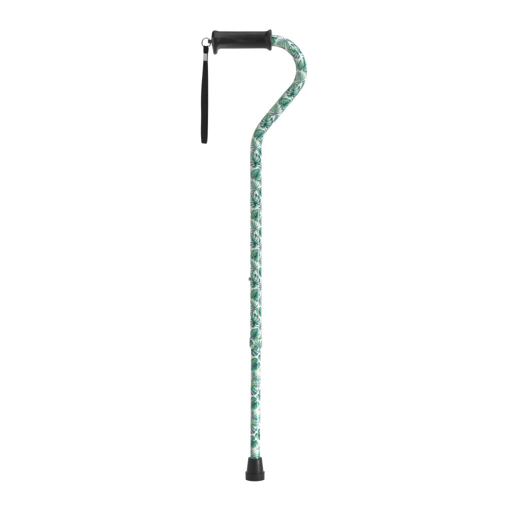 Gel Grip Aluminum Offset Cane Height Adjustable