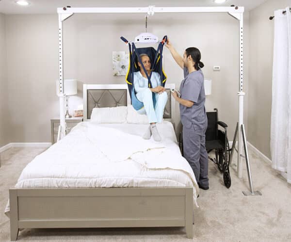Free Standing Tracking System Ceiling Lift With Portable Trolley/Monarch Portable Lift 130 Kg Swl/Arm Extension Reacher Telescopic