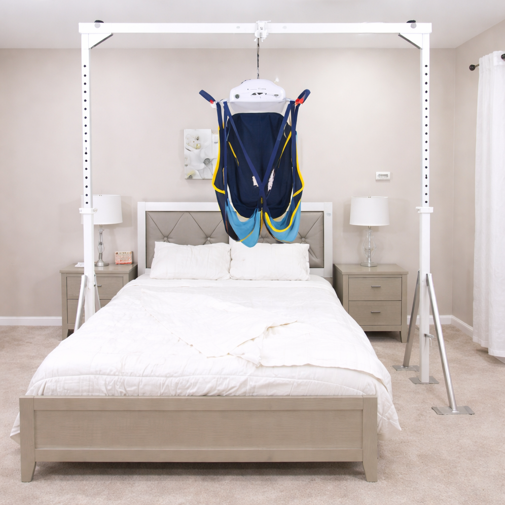 Free Standing Tracking System Ceiling Lift With Portable Trolley/Monarch Portable Lift 130 Kg Swl/Arm Extension Reacher Telescopic