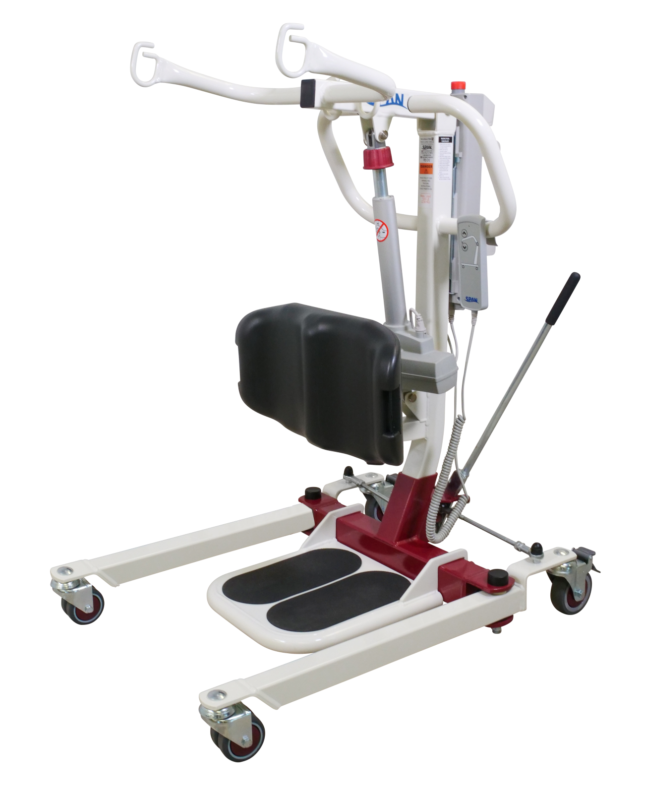 Medical lift chair on a white background