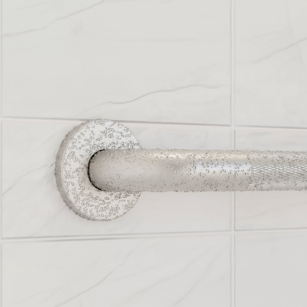 Health Craft 24-Inch Easy Mount Grab Bar Brushed
