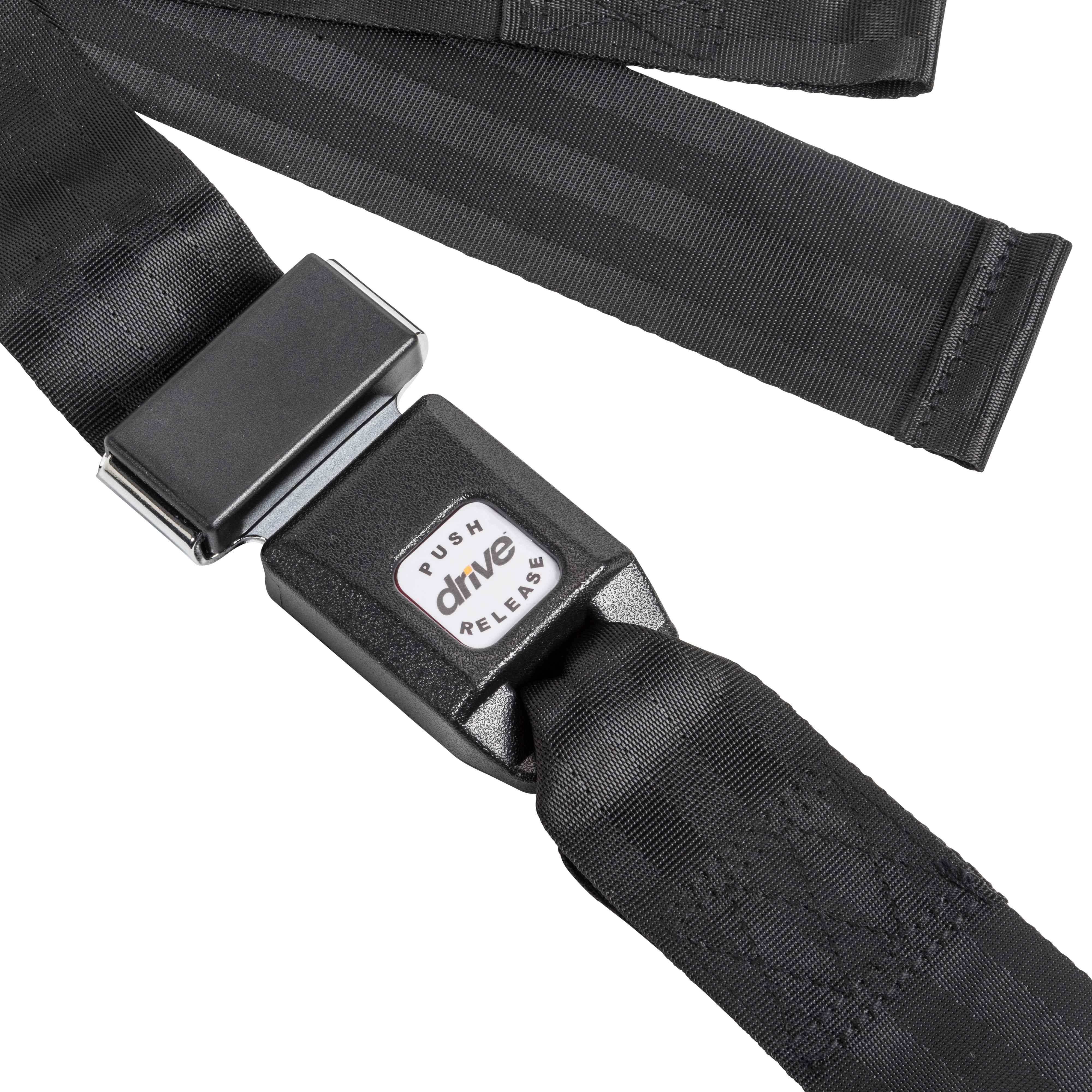 Wheelchair Seat Belt Auto-Clasp Closure Type Black