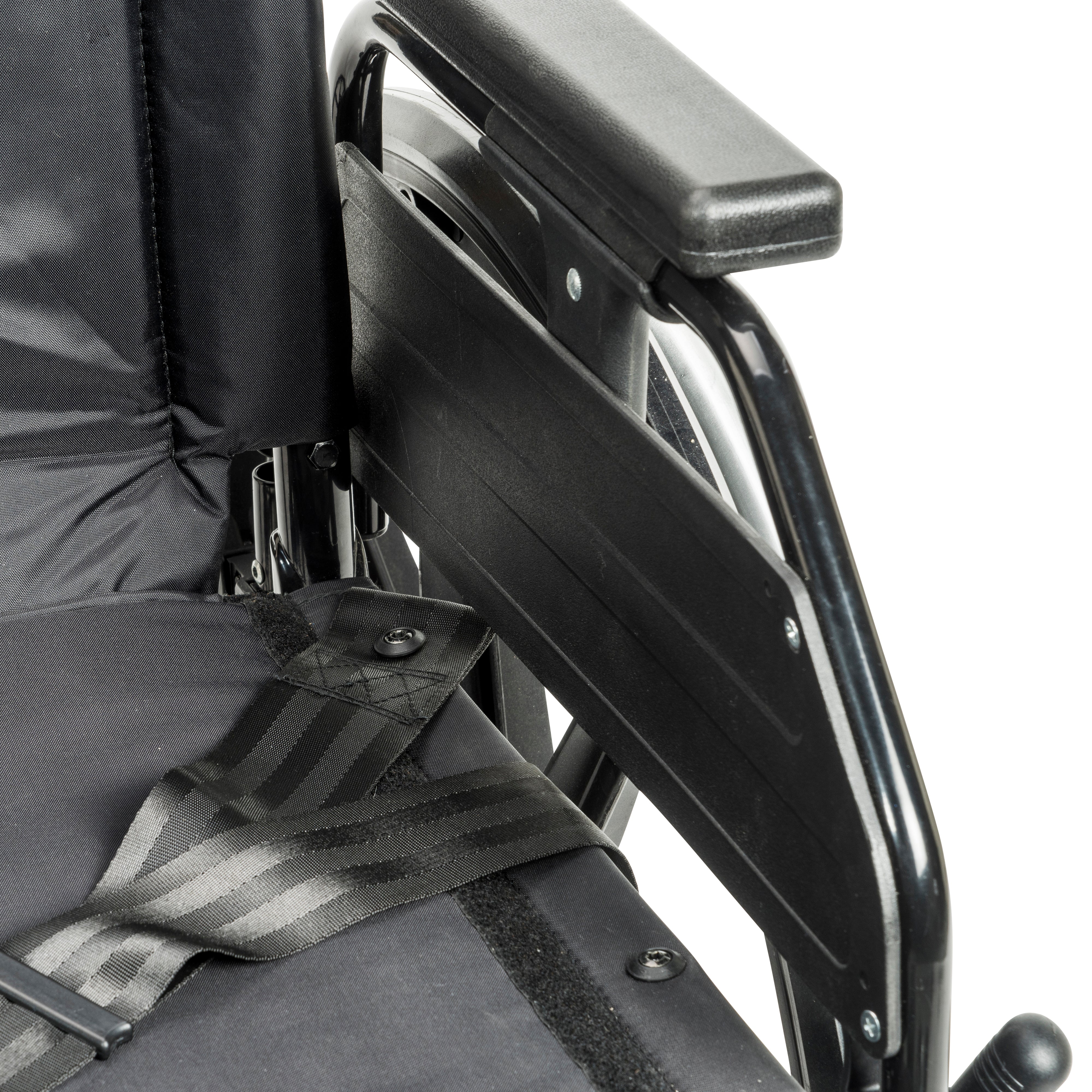 Wheelchair Seat Belt Auto-Clasp Closure Type Black