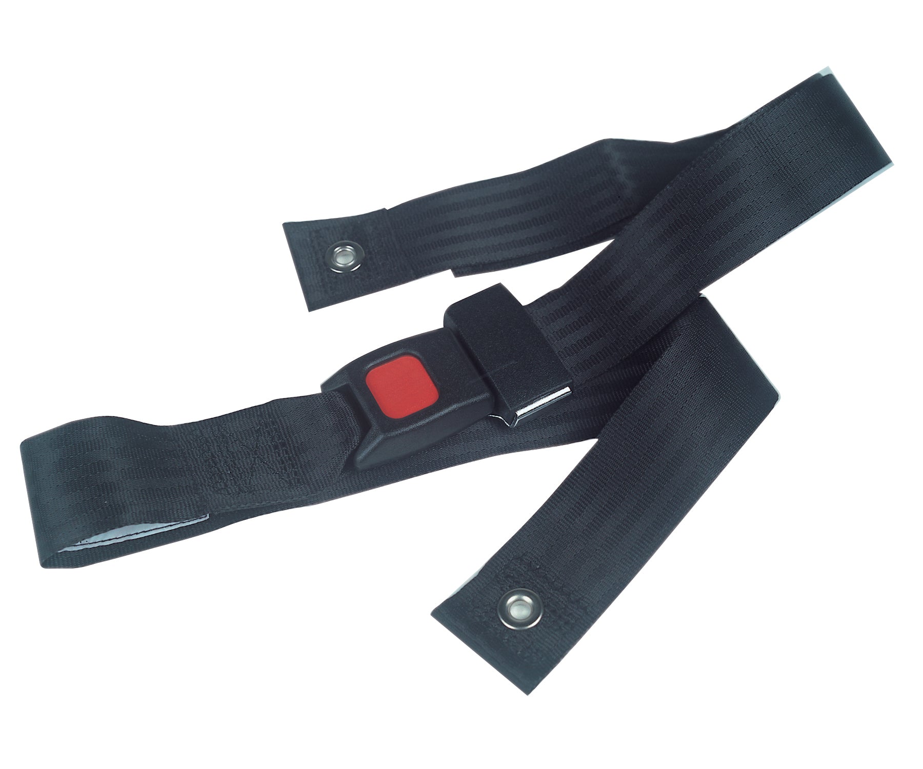 Wheelchair Seat Belt Auto-Clasp Closure Type Black