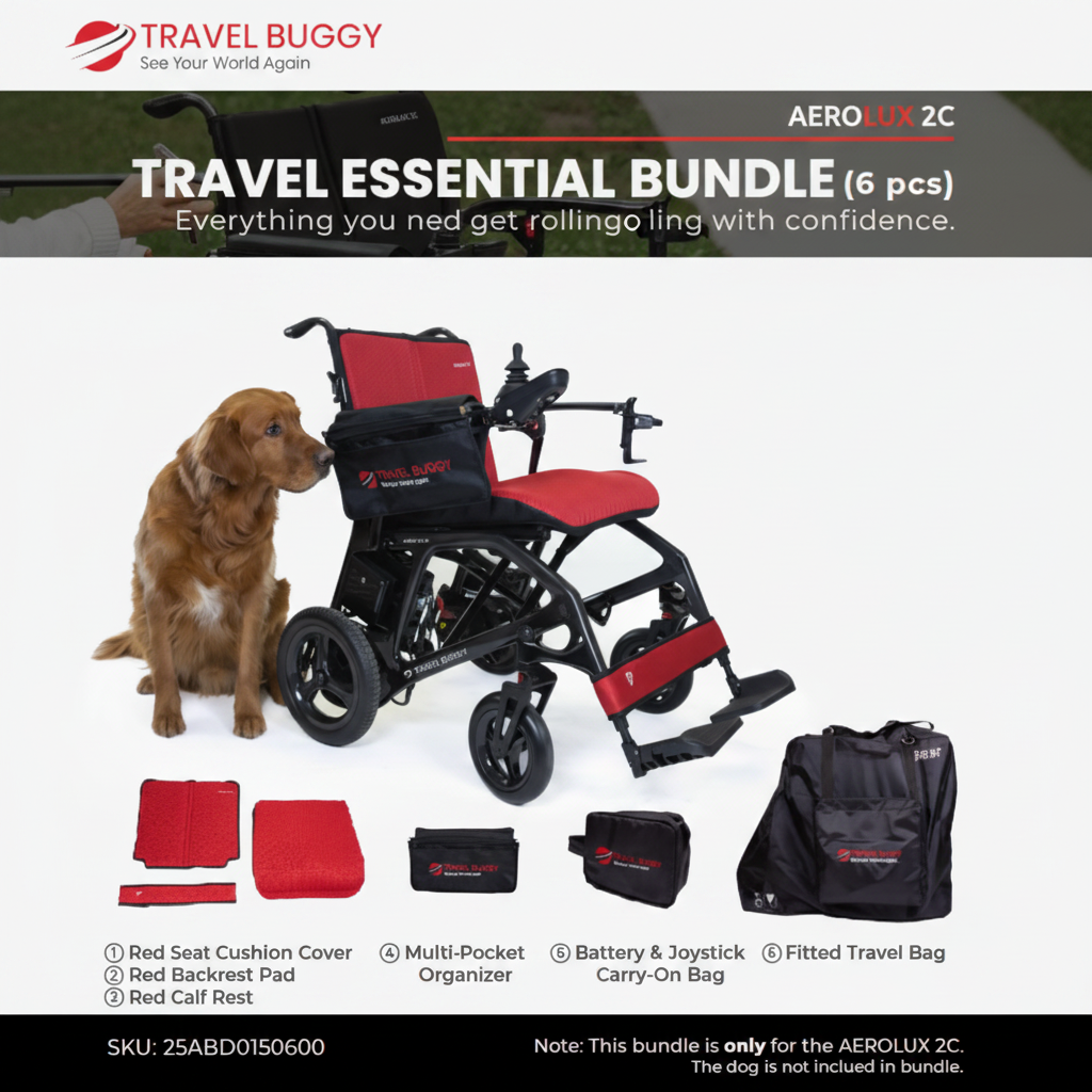 Aerolux 2C Travel Essential Bundle 6 Pcs