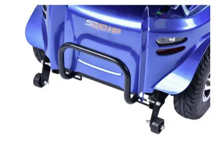 Sunrise Fortress S410 Standard Lightweight Powered Mobility Scooter Blue Batteries Included