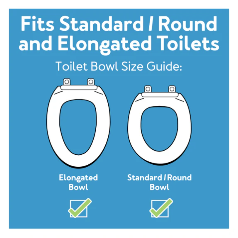 Carex E-Z Lock Raised Toilet Seat With Armrests