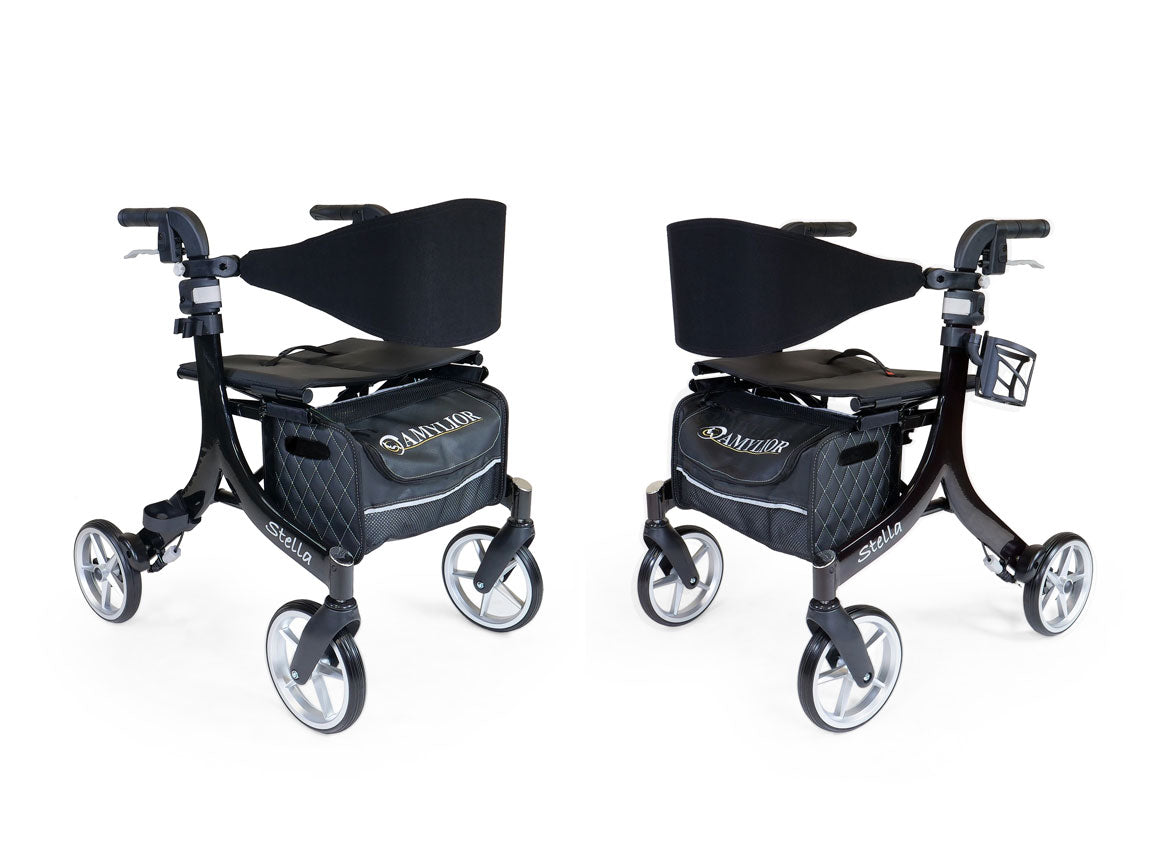 Stella Rollator 20"Hd-Black