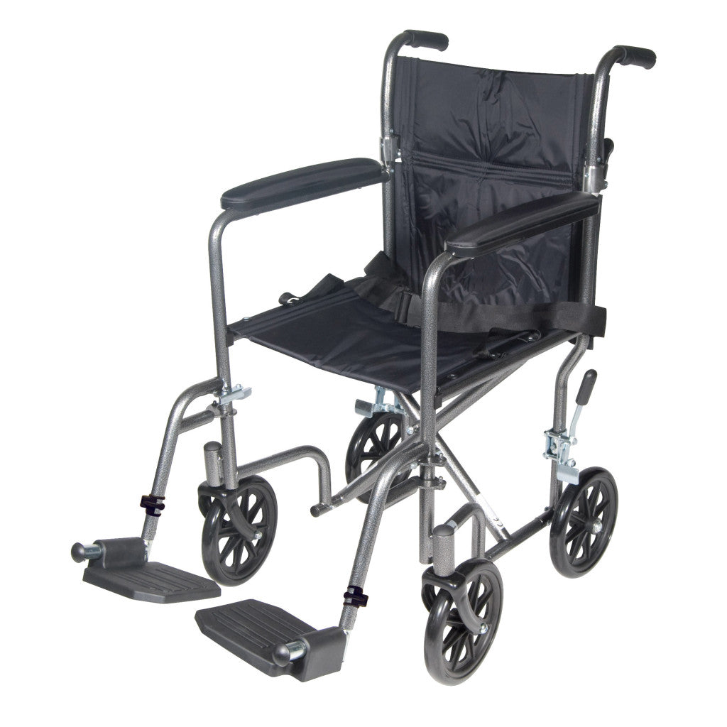 Drive Steel Transport Chair 17"