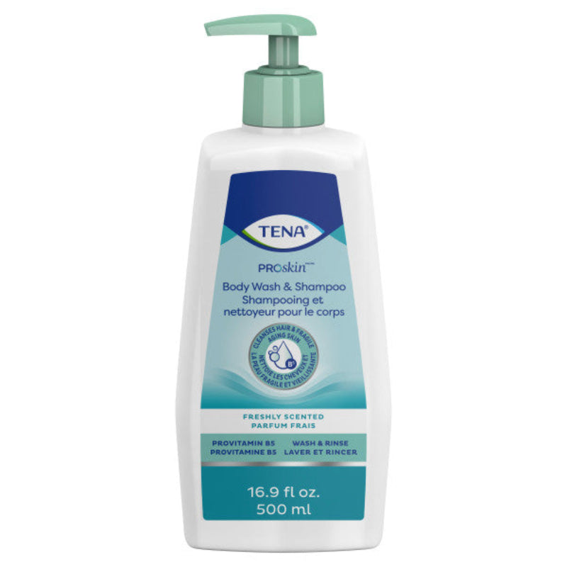 TENA ProSkin Body Wash & Shampoo Scented 16.9 fl. oz. 500 ml Pump Bottle