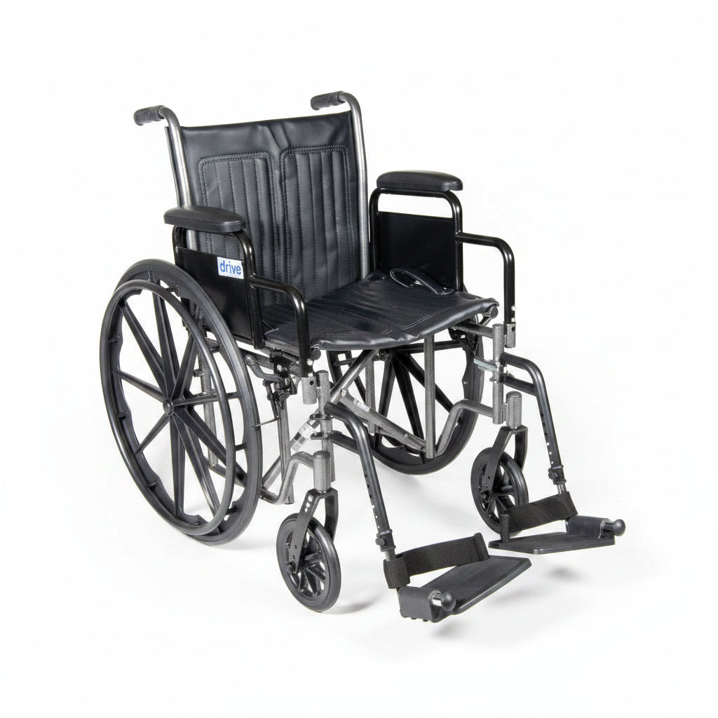 Cruiser III Wheelchair 18" Elevating Legrest Black - Rental