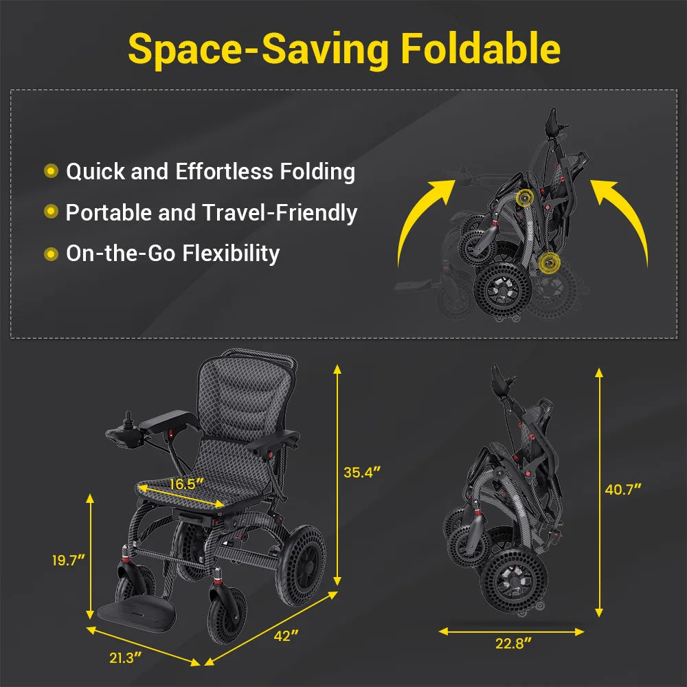 B20 Compact Folding Power Wheelchair