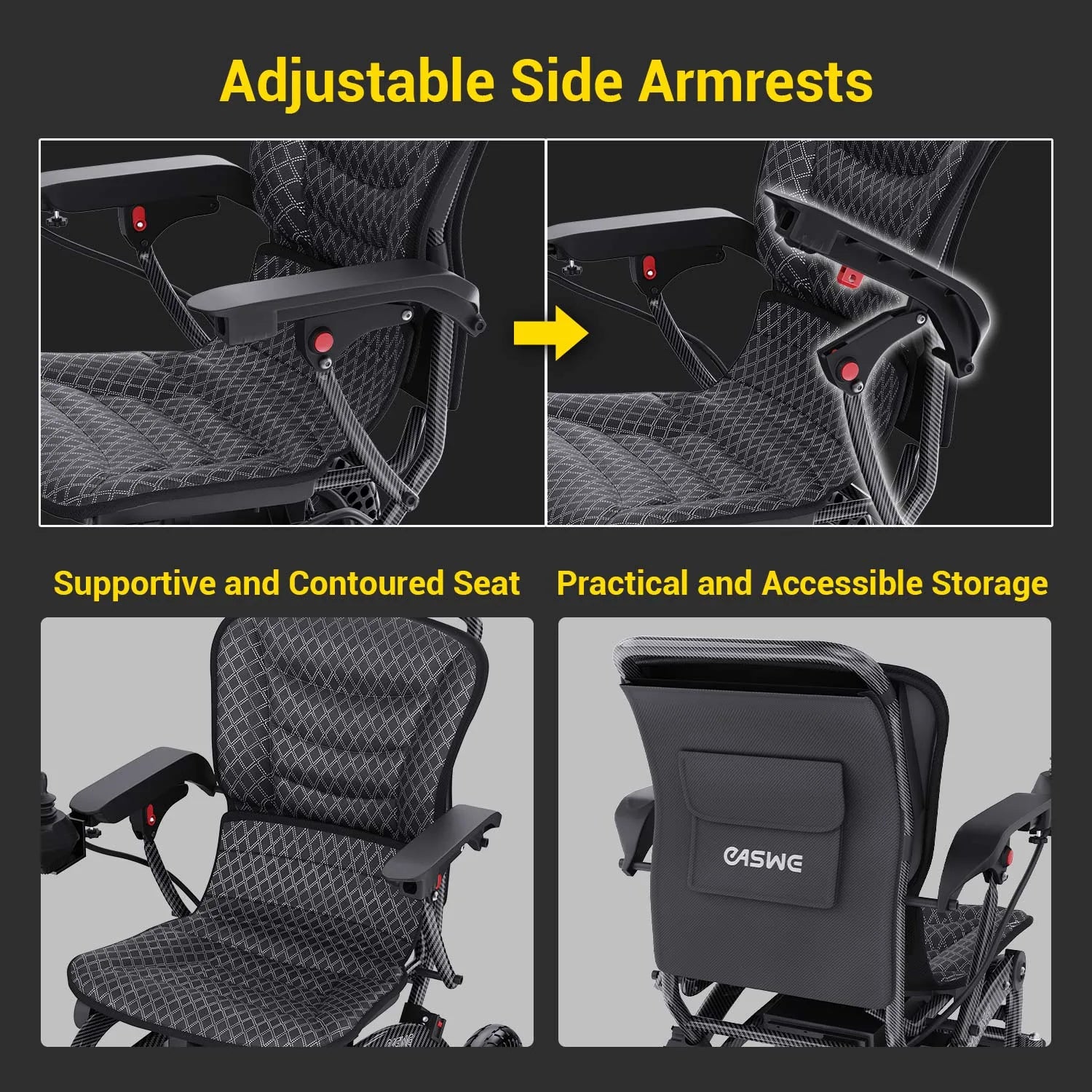 B20 Compact Folding Power Wheelchair