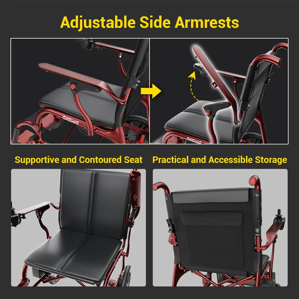 C30 Ultra Lightweight Carbon Fiber Electric Wheelchair
