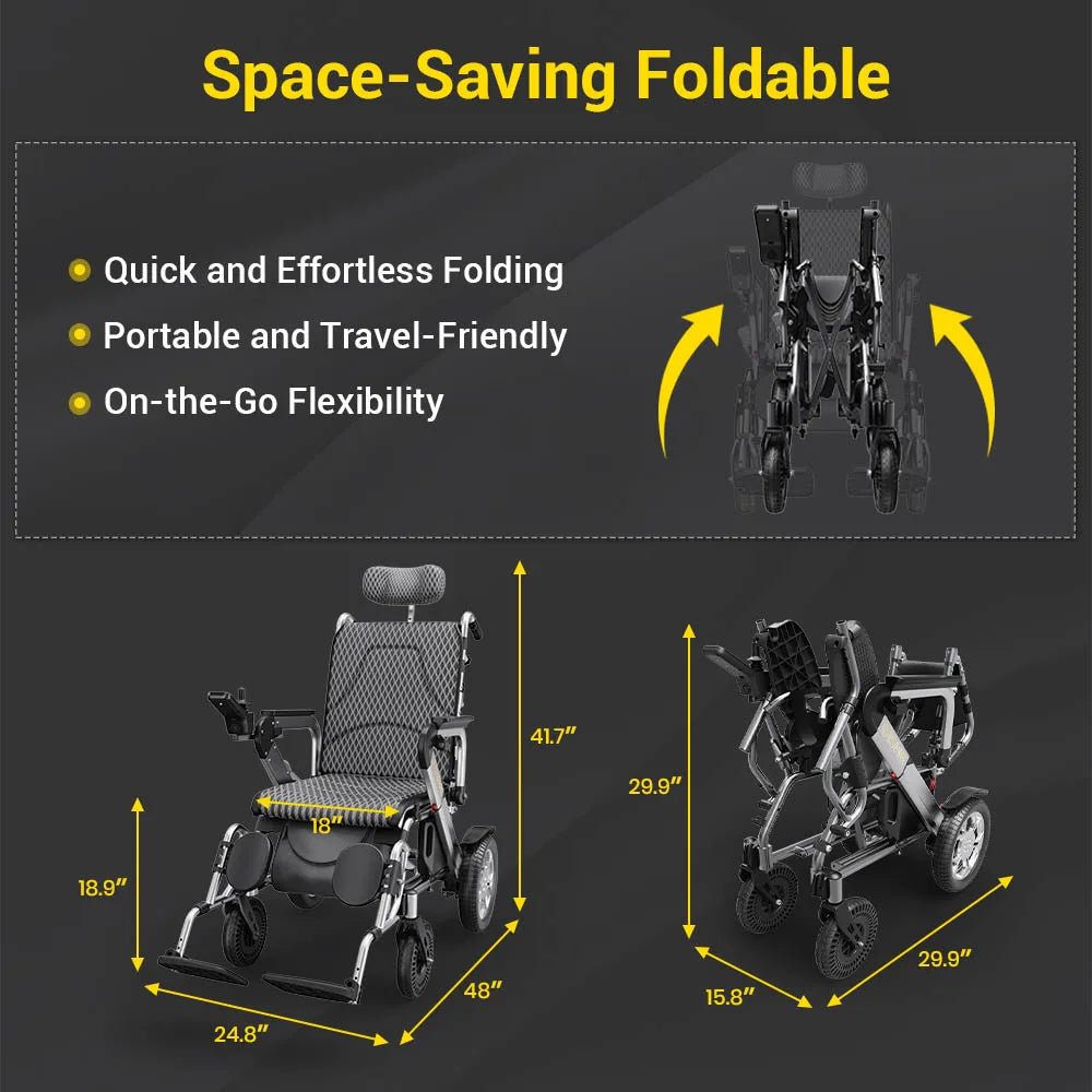 G10 Power Folding Wheelchair