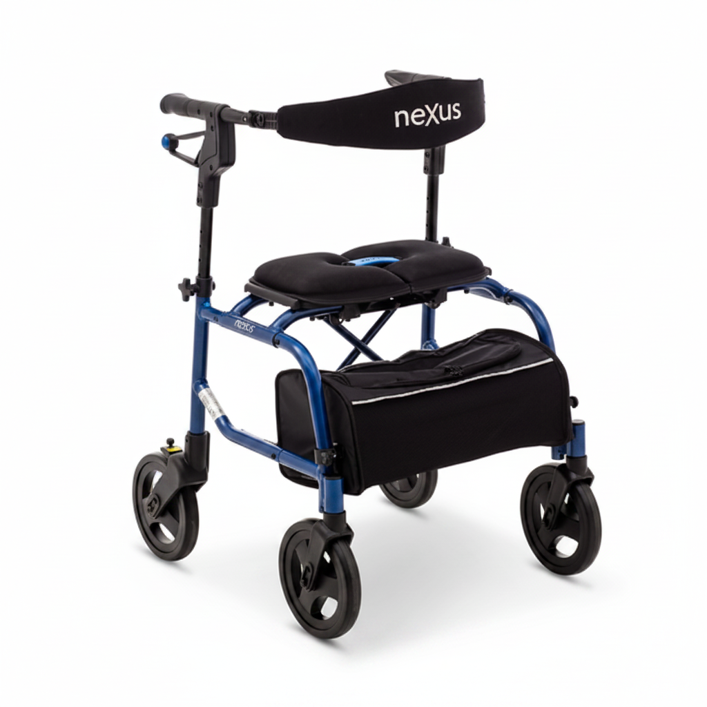 Nexus 3 Low 22" Rollator Blue