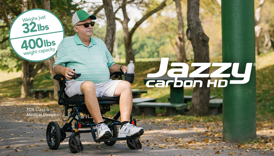 Jazzy Carbon HD Portable Power Wheelchair
