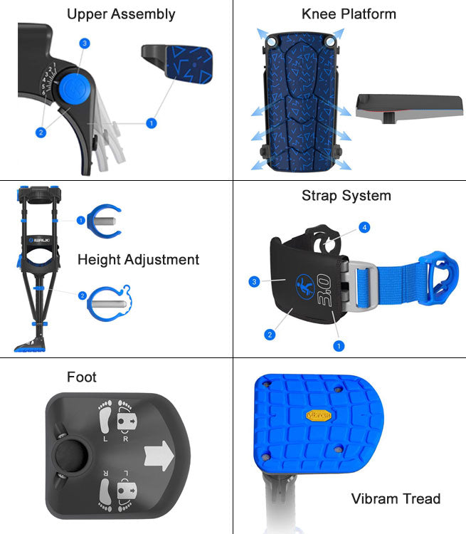 Mobb iWalk Hands Free Crutch 3.0